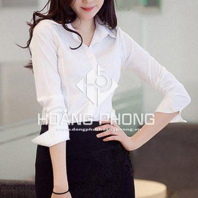 Đồng phục công sở – Áo sơ mi nữ màu trắng