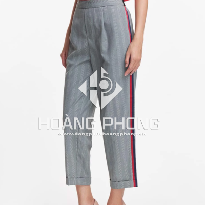 Quần Tây Nữ Phom Slim Cropped