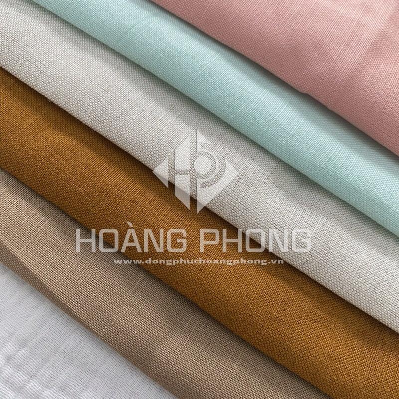 vải may đo đồng phục spa